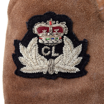 Christian Louboutin Calfskin Suede Mens Rivalion Flat Espadrilles 45 Brown 10 of 12