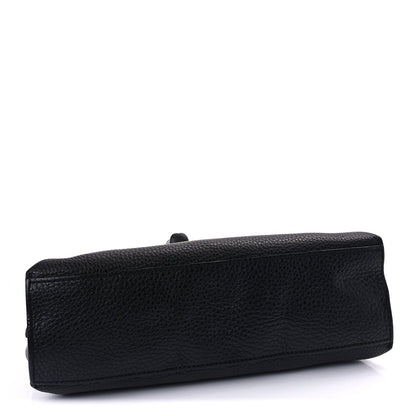 Gucci Cellarius Calfskin Small Bamboo Daily Top Handle Bag  Black 3 of 8