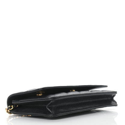 Chanel Caviar Quilted Wallet On Chain WOC Black 4 of 11
