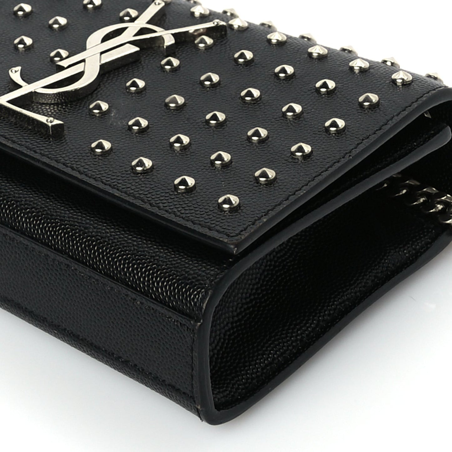 Grain De Poudre Studded Small Classic Monogram Kate Satchel