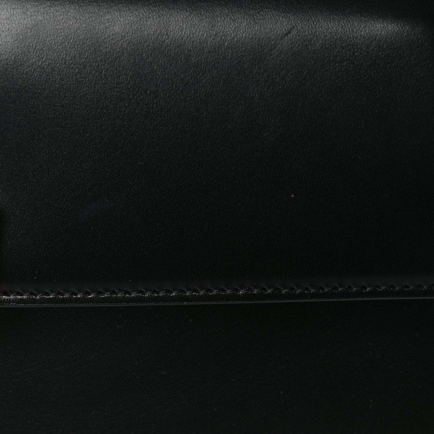 Saint Laurent Shiny Calfskin Le Fermoir Top Handle Bag Black 6 of 8