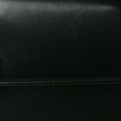 Saint Laurent Shiny Calfskin Le Fermoir Top Handle Bag Black 6 of 8