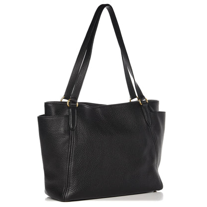 Prada Vitello Daino Tote Nero Black 3 of 8