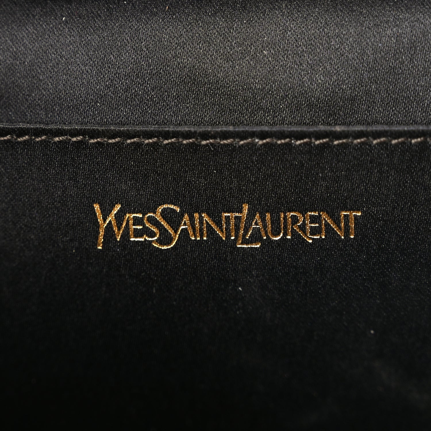 Saint Laurent Metallic Calfskin Monogram Large Belle De Jour Clutch Gold 6 of 7