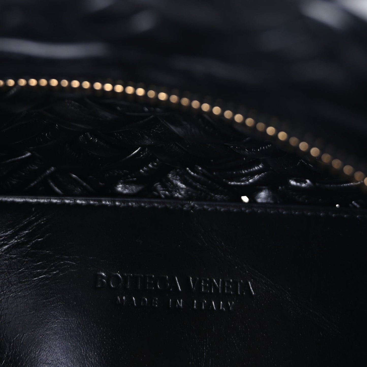 Calfskin Intrecciato Kalimero Cha-Cha Clutch  Black
