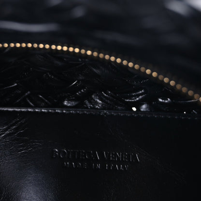 Bottega Veneta Calfskin Intrecciato Kalimero Cha-Cha Clutch  Black 5 of 8