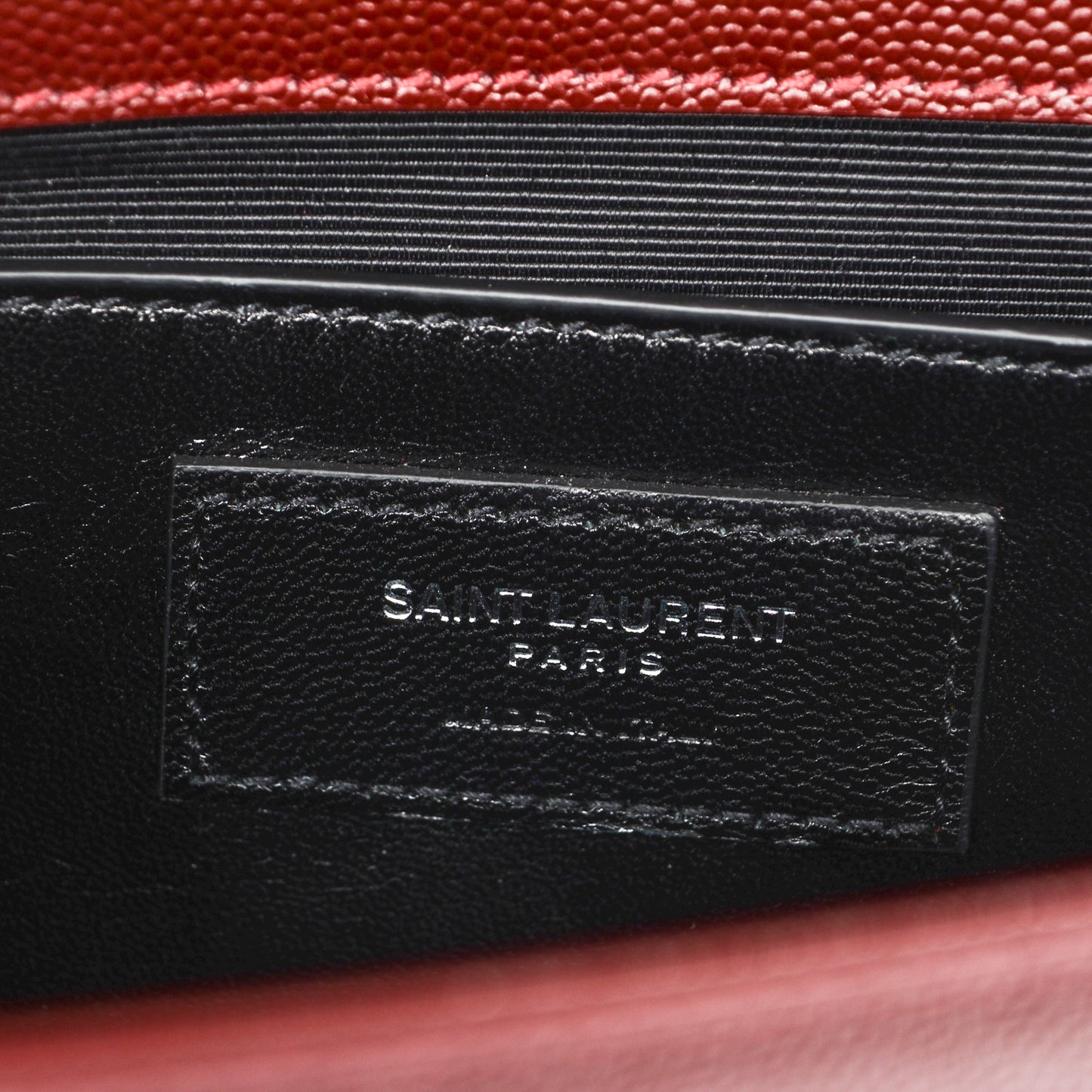 Grain De Poudre Medium Monogram Kate Satchel Dark Red