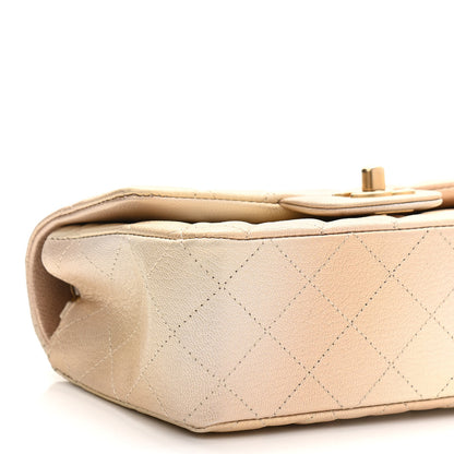 Chanel Metallic Goatskin Quilted Mini Rectangular Flap Gold 9 of 10