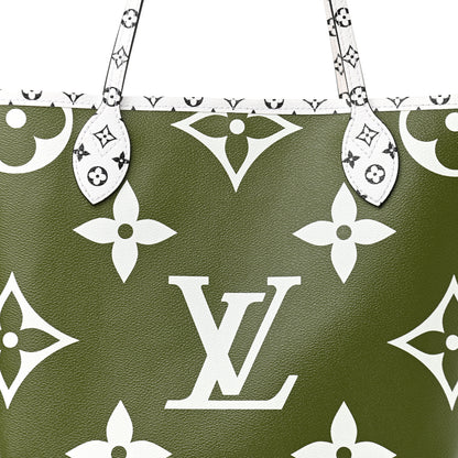 Louis Vuitton Monogram Giant Neverfull MM Kaki 9 of 11