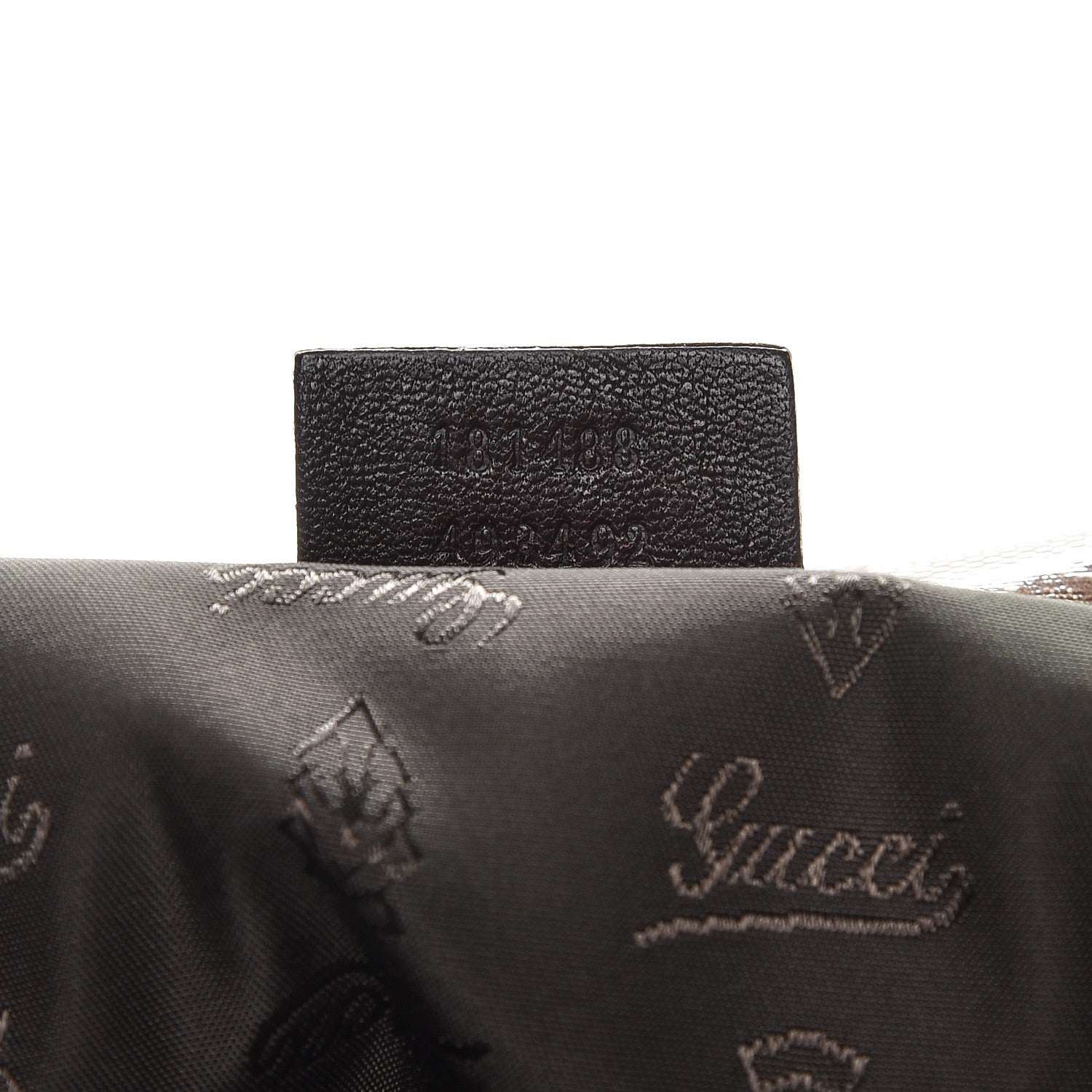 Gucci Crystal Monogram Large Duchessa Boston Dark Brown 7 of 13