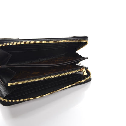 Louis Vuitton Monogram Zippy Retiro Wallet Black 5 of 7
