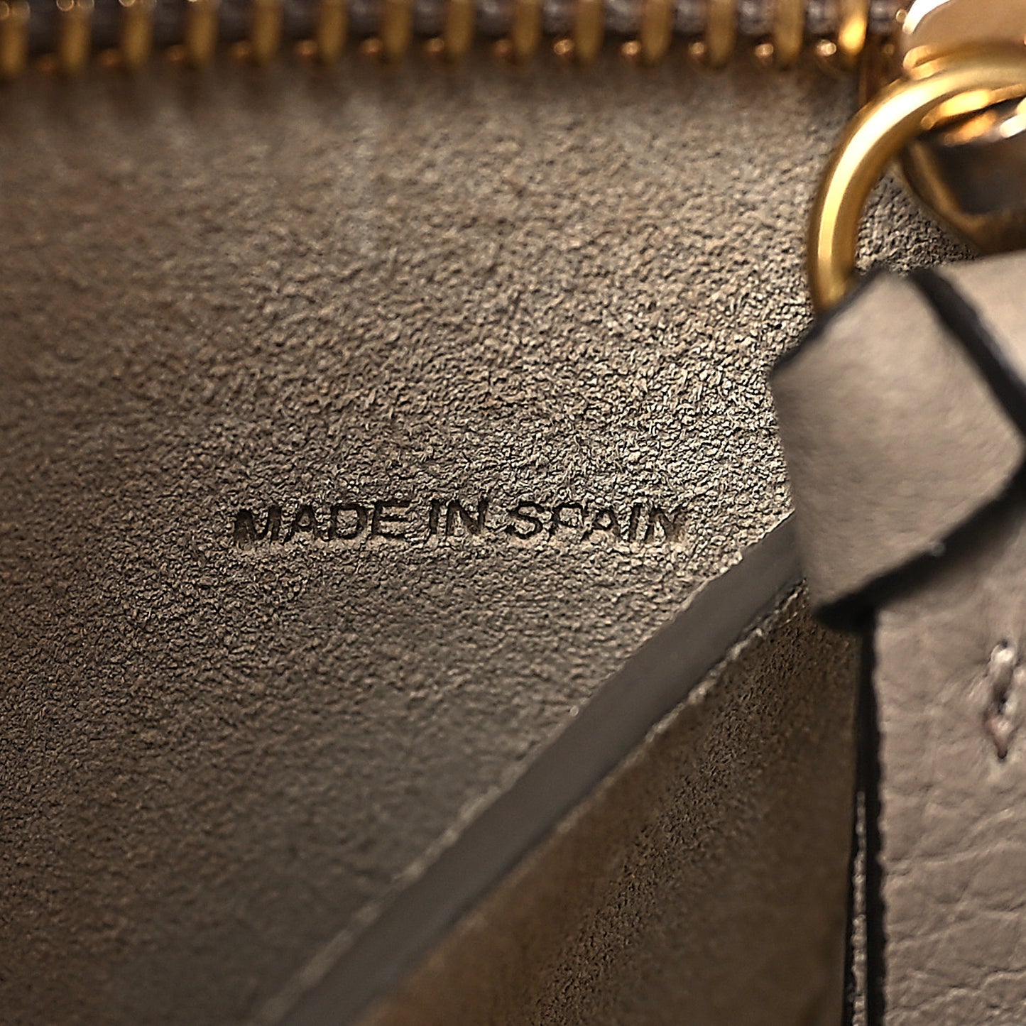 Calfskin Suede Medium Pixie Shoulder Bag Motty Grey