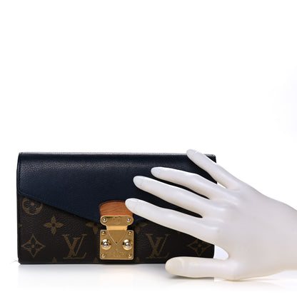 Louis Vuitton Monogram Pallas Wallet Blue Marine 2 of 11