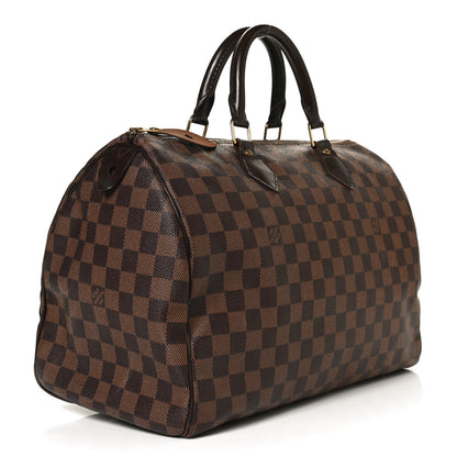 Louis Vuitton Damier Ebene Speedy 35 3 of 12
