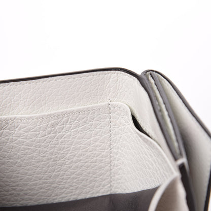 Fendi X FILA Vitello Mania Micro Tri-Fold Wallet White 9 of 9