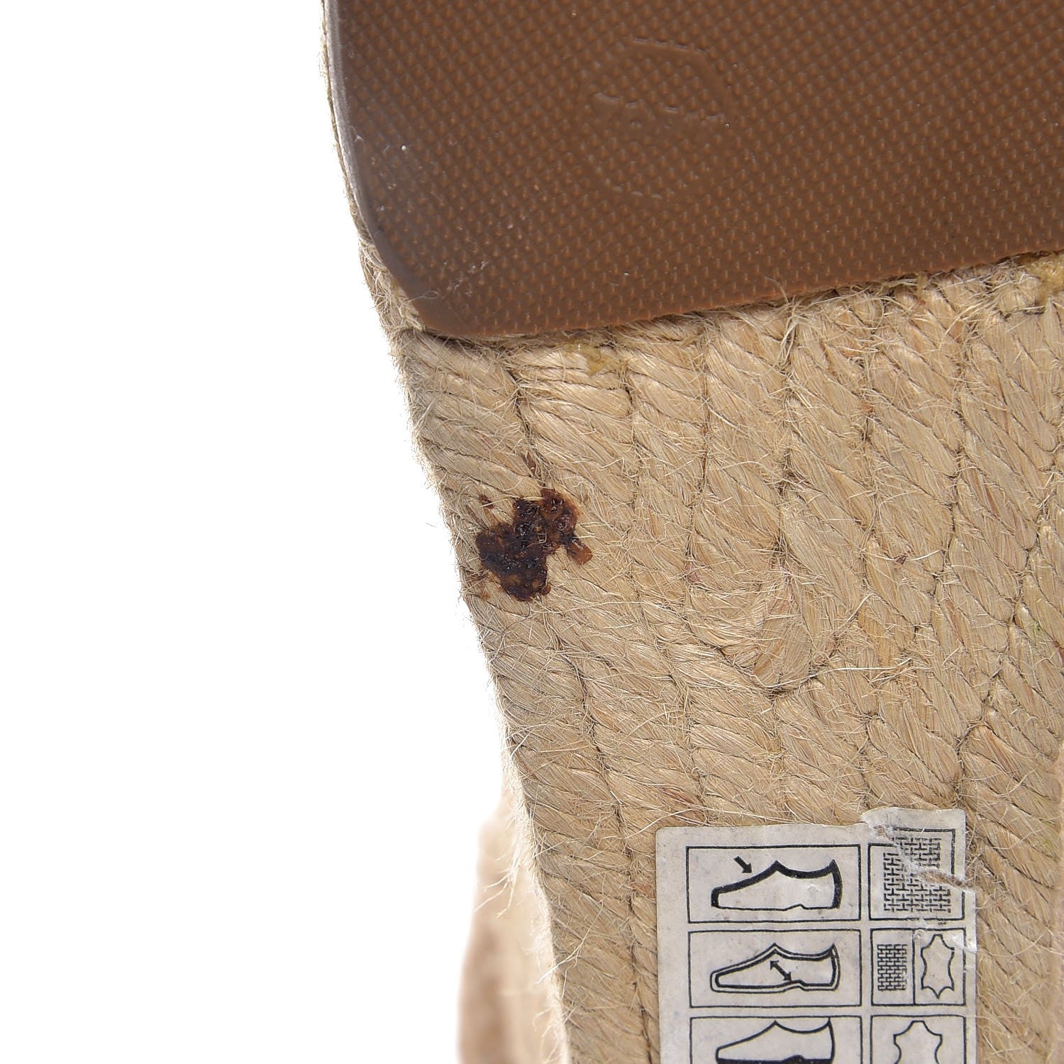 Christian Louboutin Canvas Brigitte Wedge Espadrille 36 Orange 9 of 12