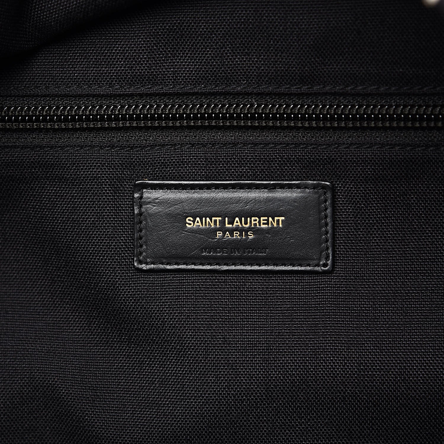 Saint Laurent Printed Canvas Hunting Backpack Black White 6 of 12