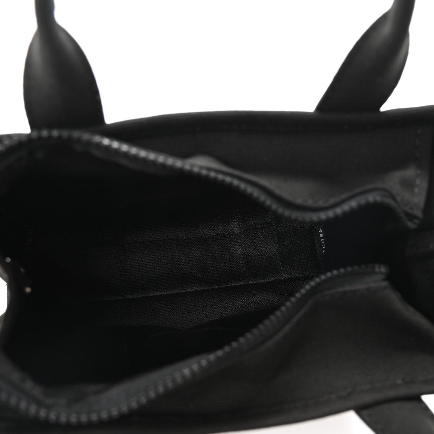 Cotton Canvas Small The Traveler Tote Bag Black