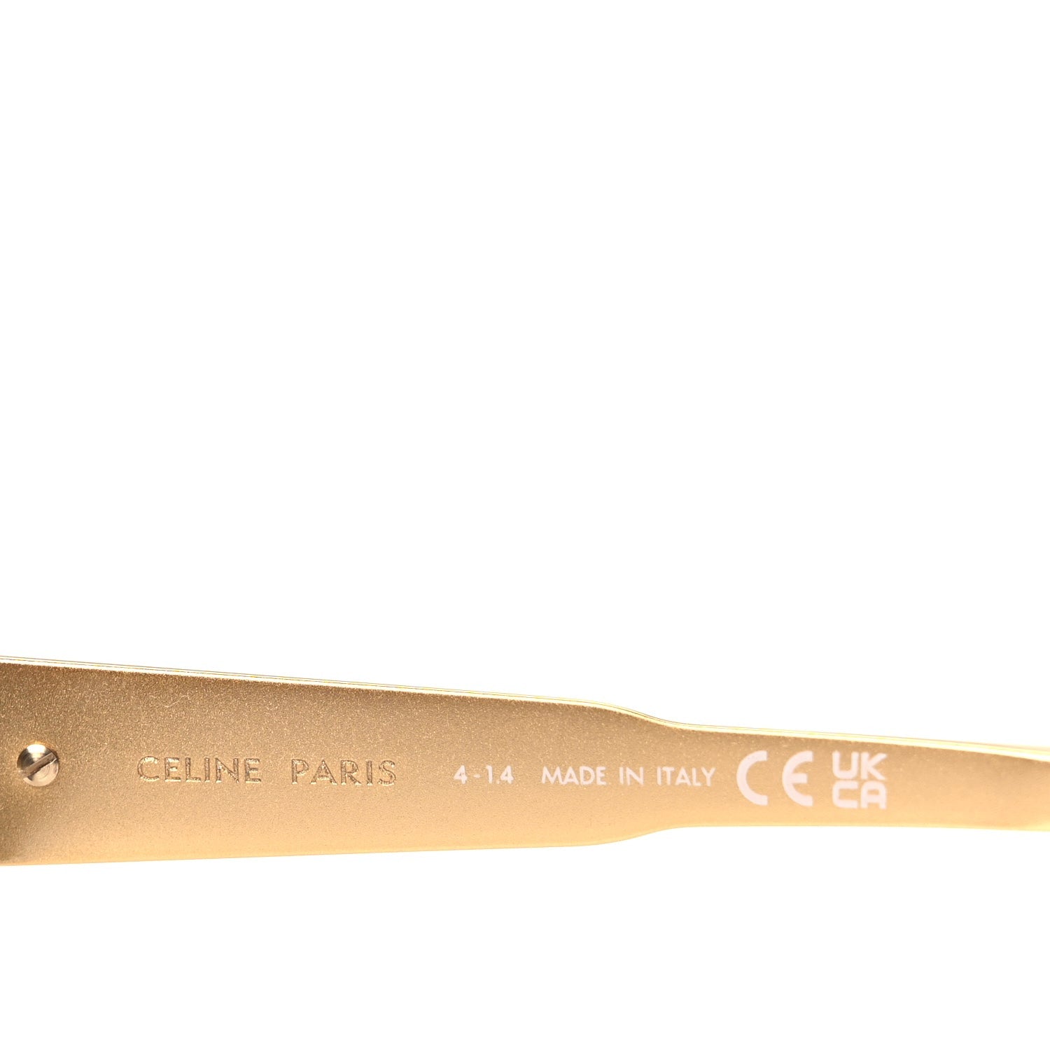 Celine Metal Triomphe 01 Sunglasses CL40235U Gold Green 5 of 7