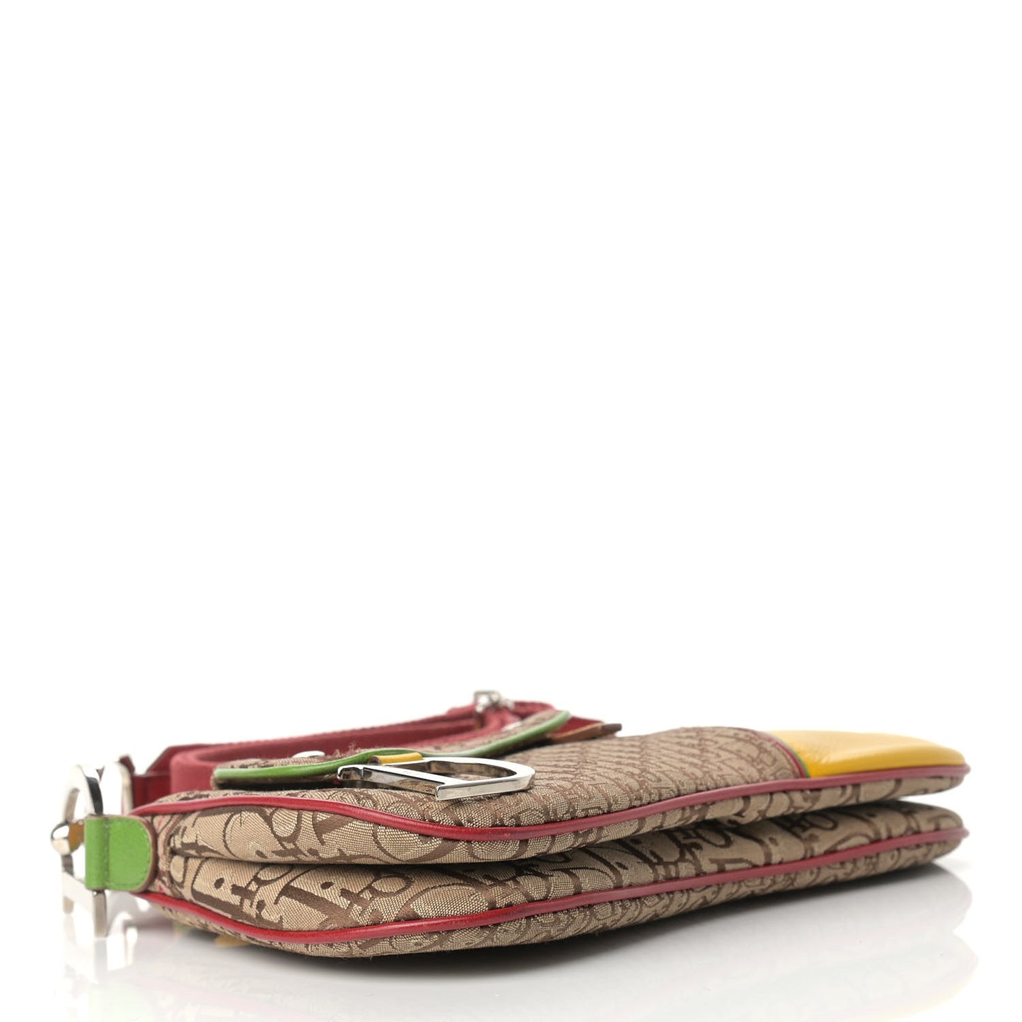 Monogram Rasta Double Saddle Beige