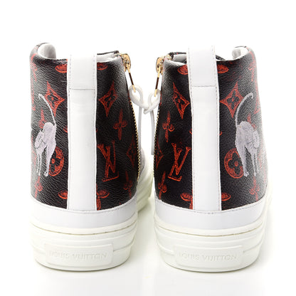 Louis Vuitton Catogram Stellar Sneaker Boots 39 Marron 7 of 9