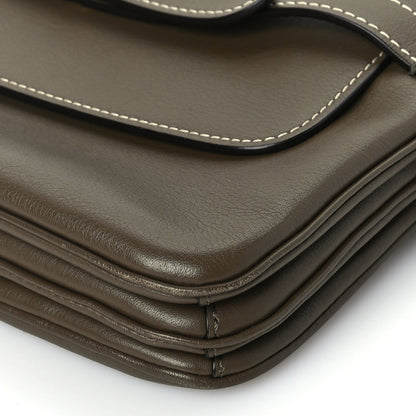 Mulberry Small Classic Grain Calfskin Belted Bayswater Satchel Khaki 8 of 8