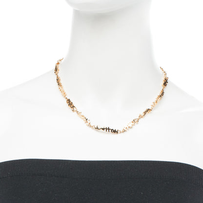 Louis Vuitton Graffiti PM Necklace Gold 2 of 6