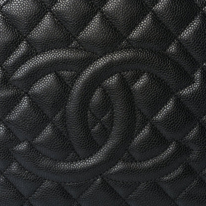 Chanel Caviar Quilted Grand Shopping Tote GST Black 7 of 9