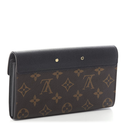 Louis Vuitton Monogram Pallas Wallet Black 2 of 5
