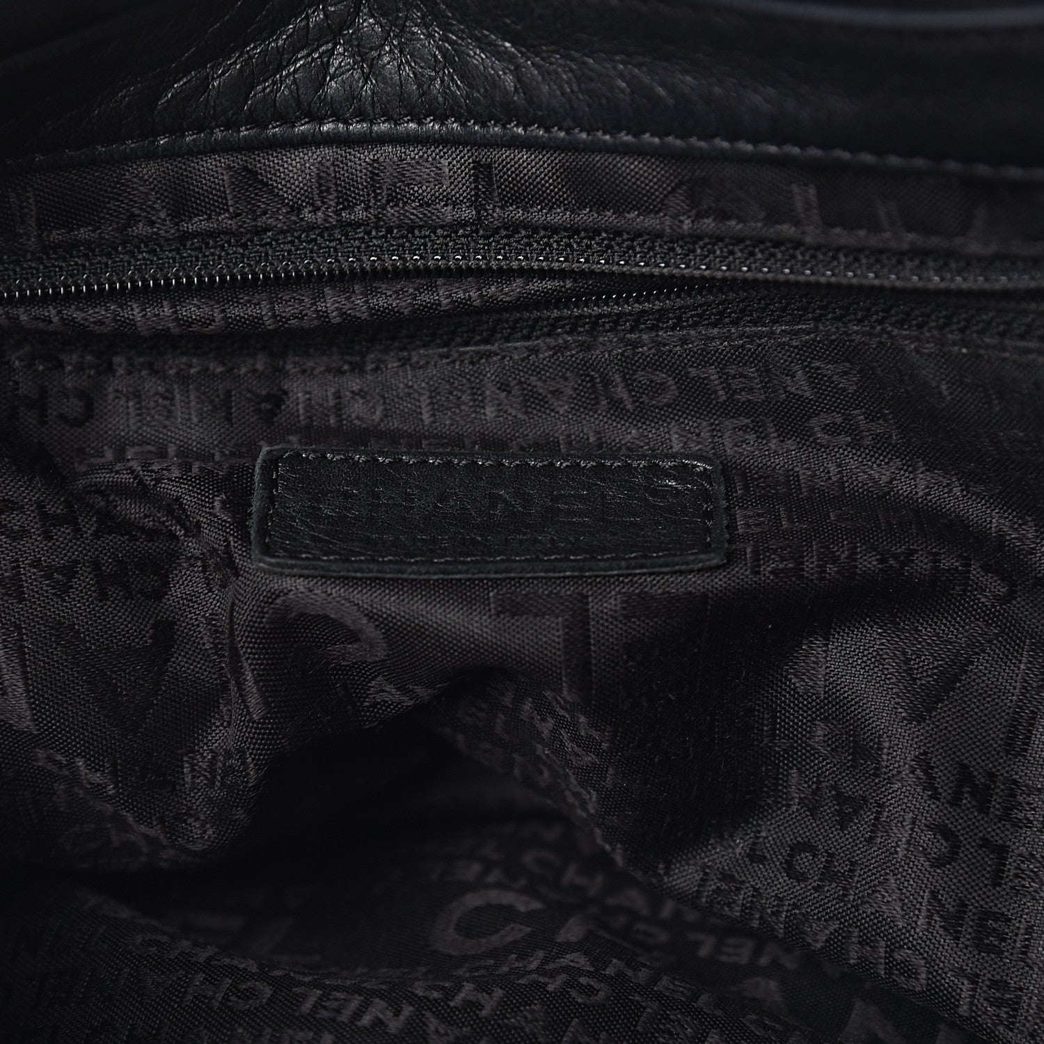 Chanel Lambskin Pleated CC Shoulder Bag Black 6 of 16