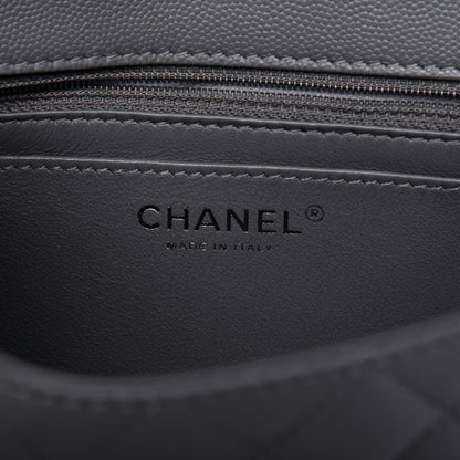 Chanel Caviar Quilted Mini Rectangular Flap Grey 8 of 13