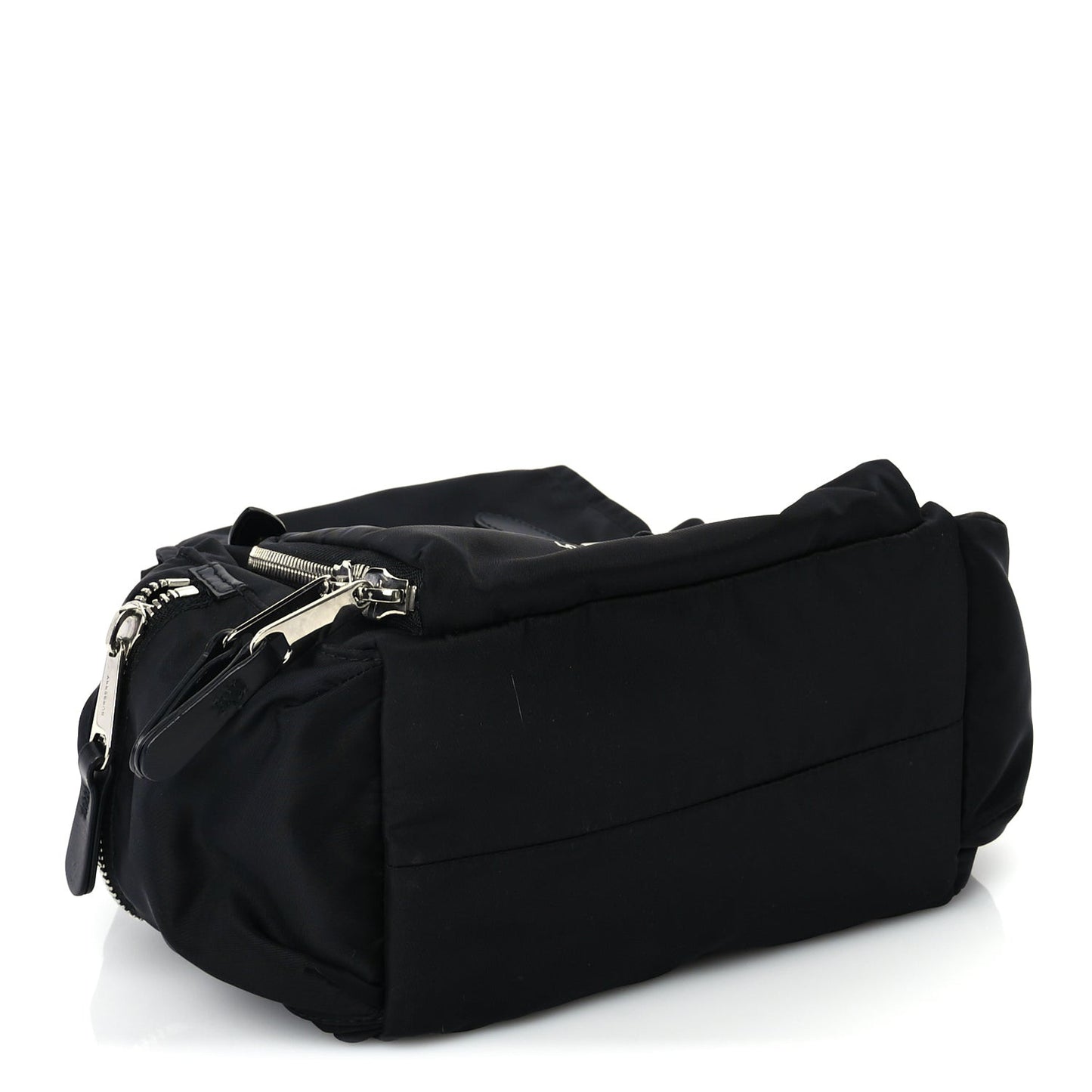 Nylon Logo Print Medium Rucksack Backpack Black