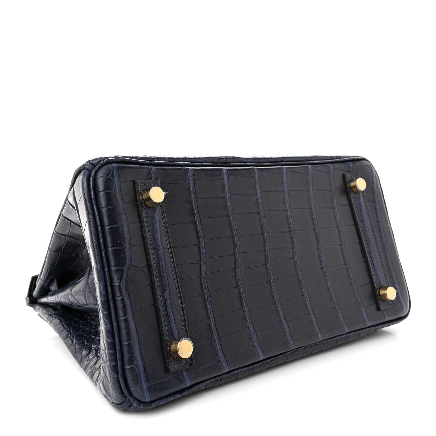 Hermes Matte Alligator Birkin 25 Bleu Indigo 4 of 11