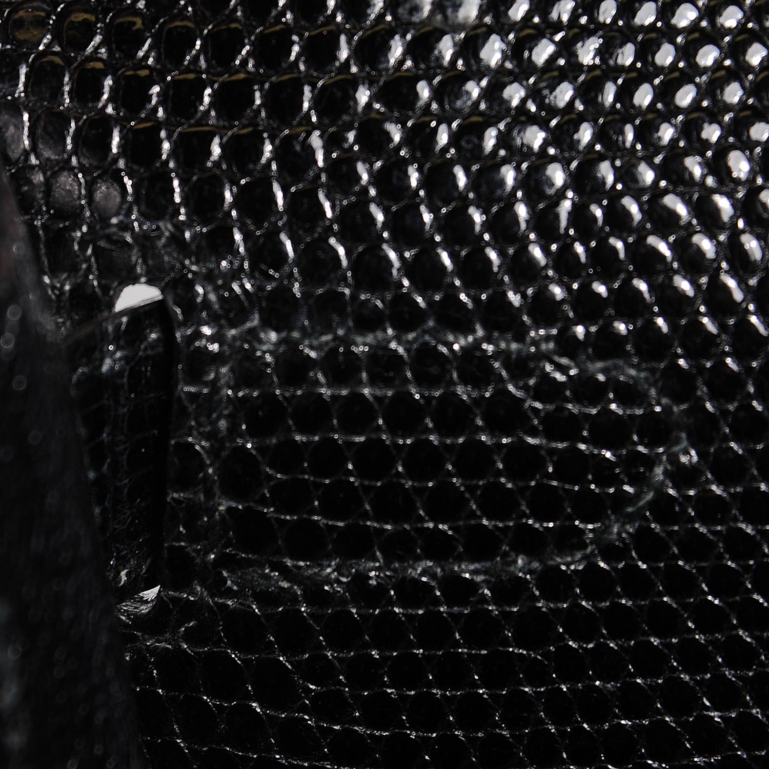 Hermes Lizard Kelly Sellier 28 Black 19 of 26