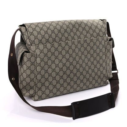 Gucci GG Plus Monogram Messenger Diaper Bag  Dark Brown 2 of 8
