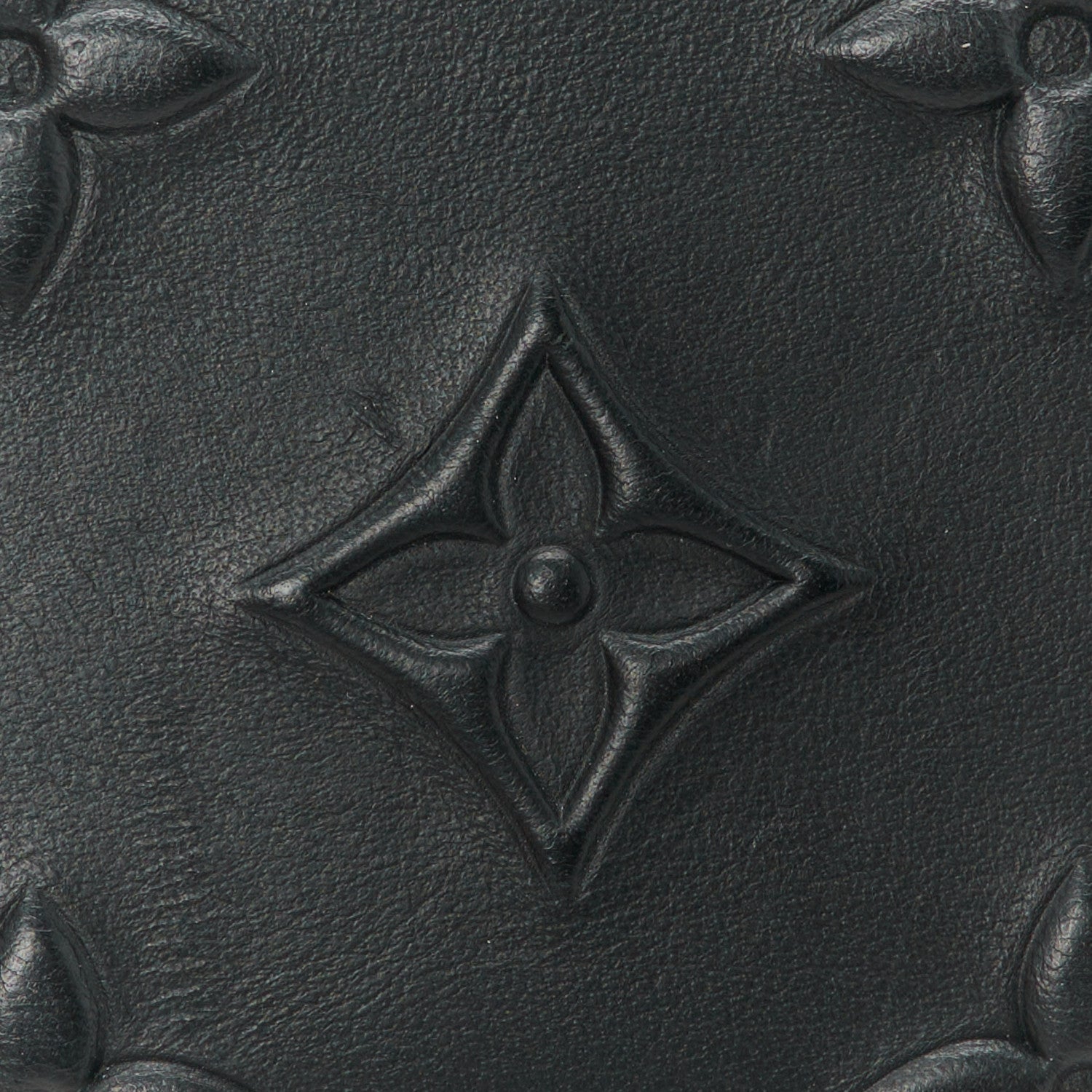 Louis Vuitton Monogram Seal Coin Card Holder Black 7 of 7