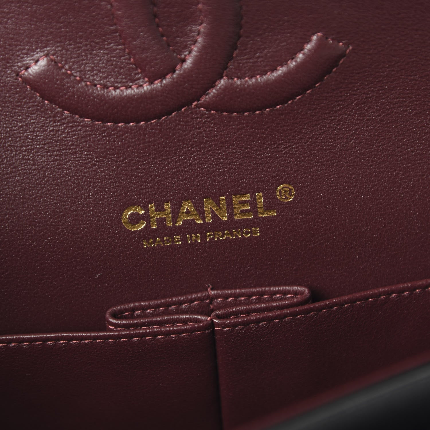 Chanel Lambskin Quilted Medium Double Flap Black 8 of 12