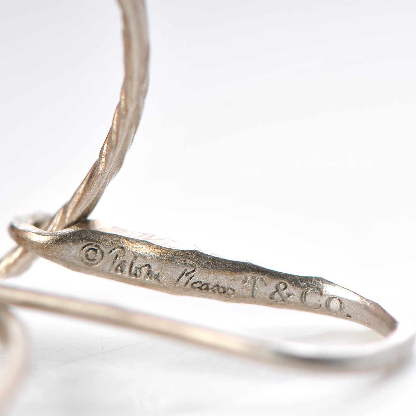 Sterling Silver Paloma Picasso Hammered Circles Earrings