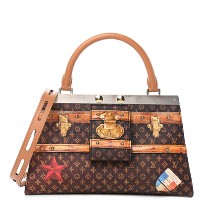 Louis Vuitton Calfskin Transformed Monogram Time Trunk Crown Frame Bag 1 of 9
