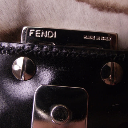 Fendi Calf Hair Zebra Print Baguette Handbag Bag 10 of 14