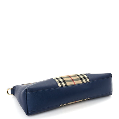 Burberry Horseferry Check Small Chichester Crossbody Clutch Bag Blue 3 of 8