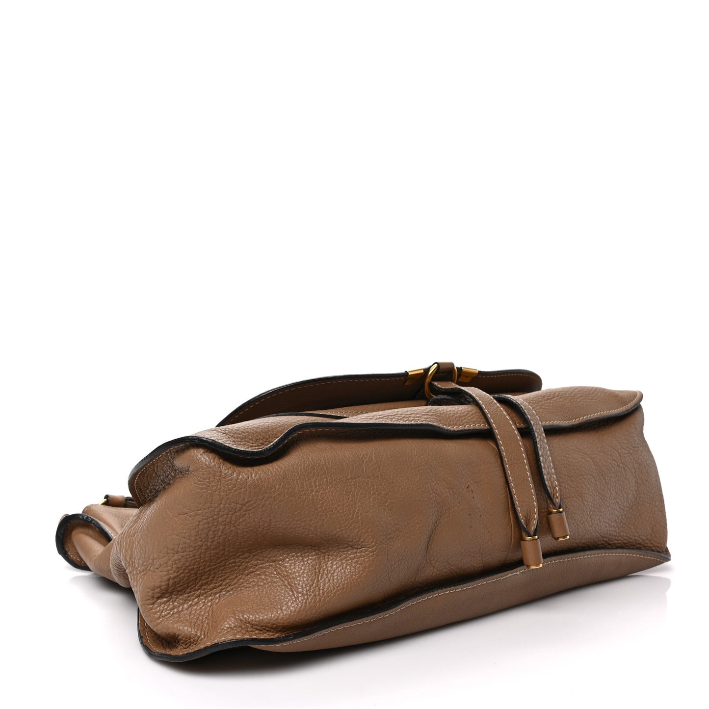 Calfskin Large Marcie Satchel Nut