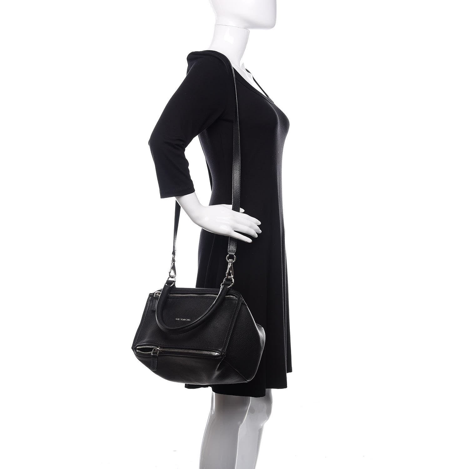 Givenchy Sugar Goatskin Small Pandora Black 2 of 10