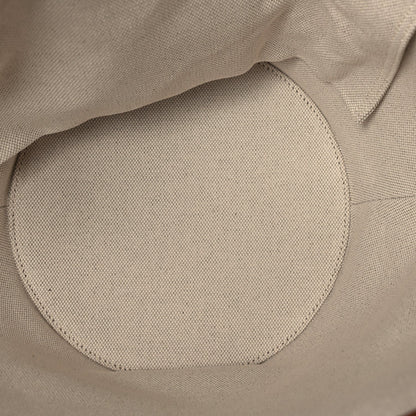 Saint Laurent Linen Calfskin Rive Gauche Tote  Greggio Brick 4 of 8