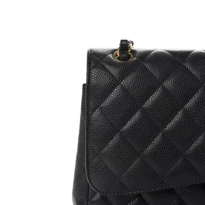 Chanel Caviar Quilted Jumbo Double Flap Black 9 of 13