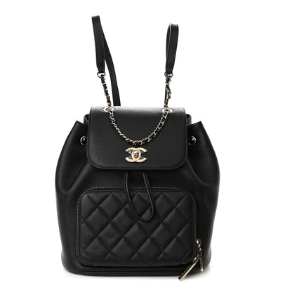 Chanel Caviar Quilted Business Affinity Backpack Black 1 of 10