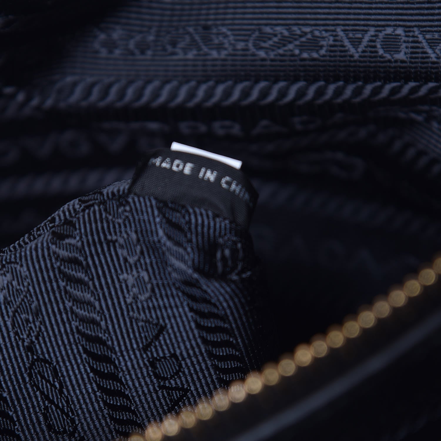 Prada Vitello Daino Side Zip Tote Black 7 of 11