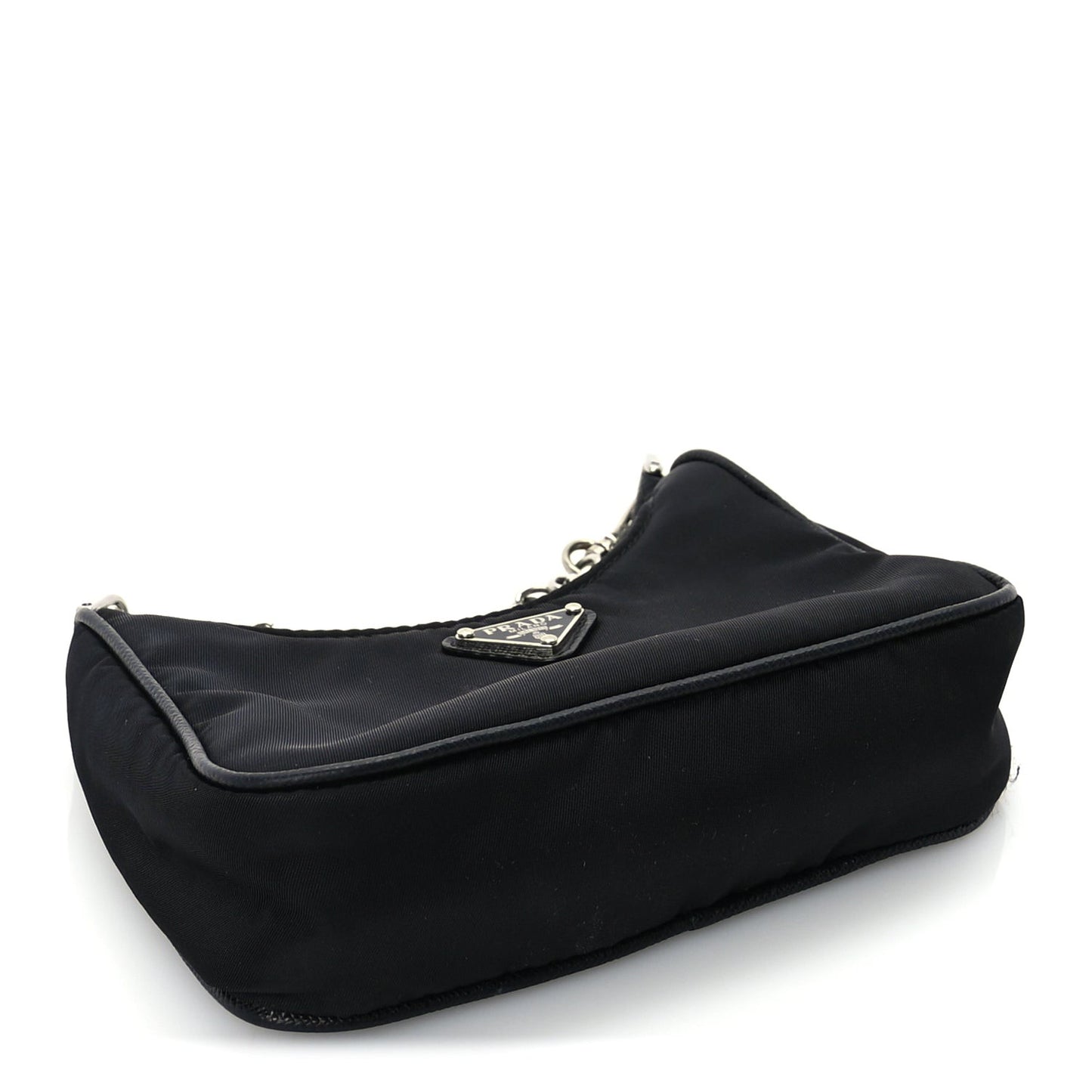 Tessuto Nylon Mini Re-Edition 2000 Shoulder Bag Black