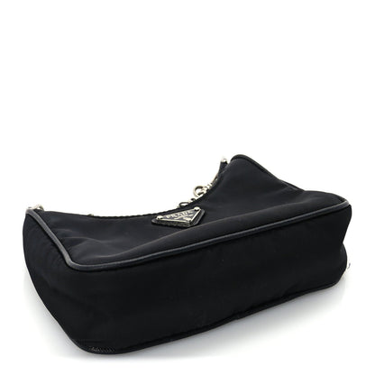 Prada Tessuto Nylon Mini Re-Edition 2000 Shoulder Bag Black 3 of 8