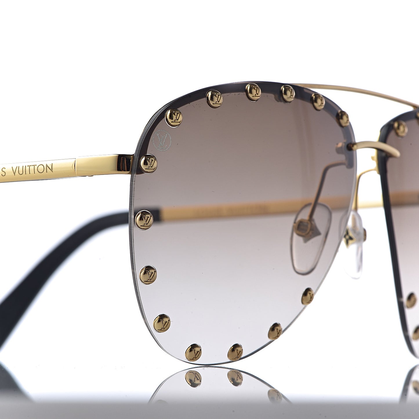 The Party Aviator Gradient Sunglasses Z0914U Brown